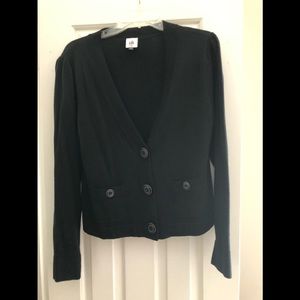 Black CAbi cardigan from the Fall 2020 collection